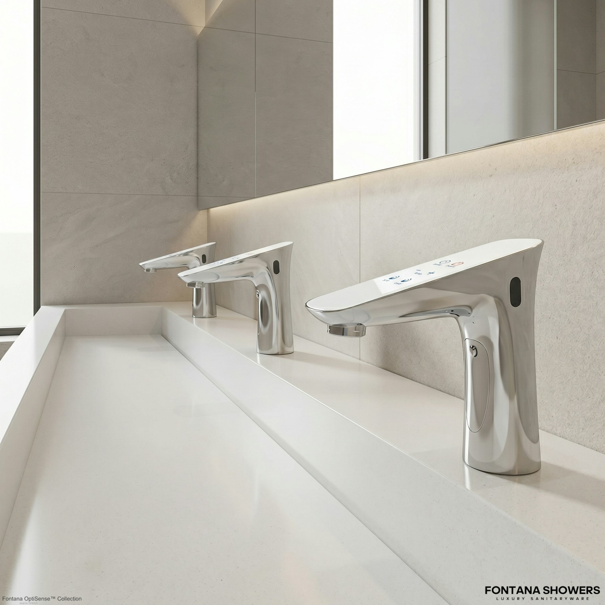 Dual tone black and brushed gold faucet detail for premium private aviation restroom specification