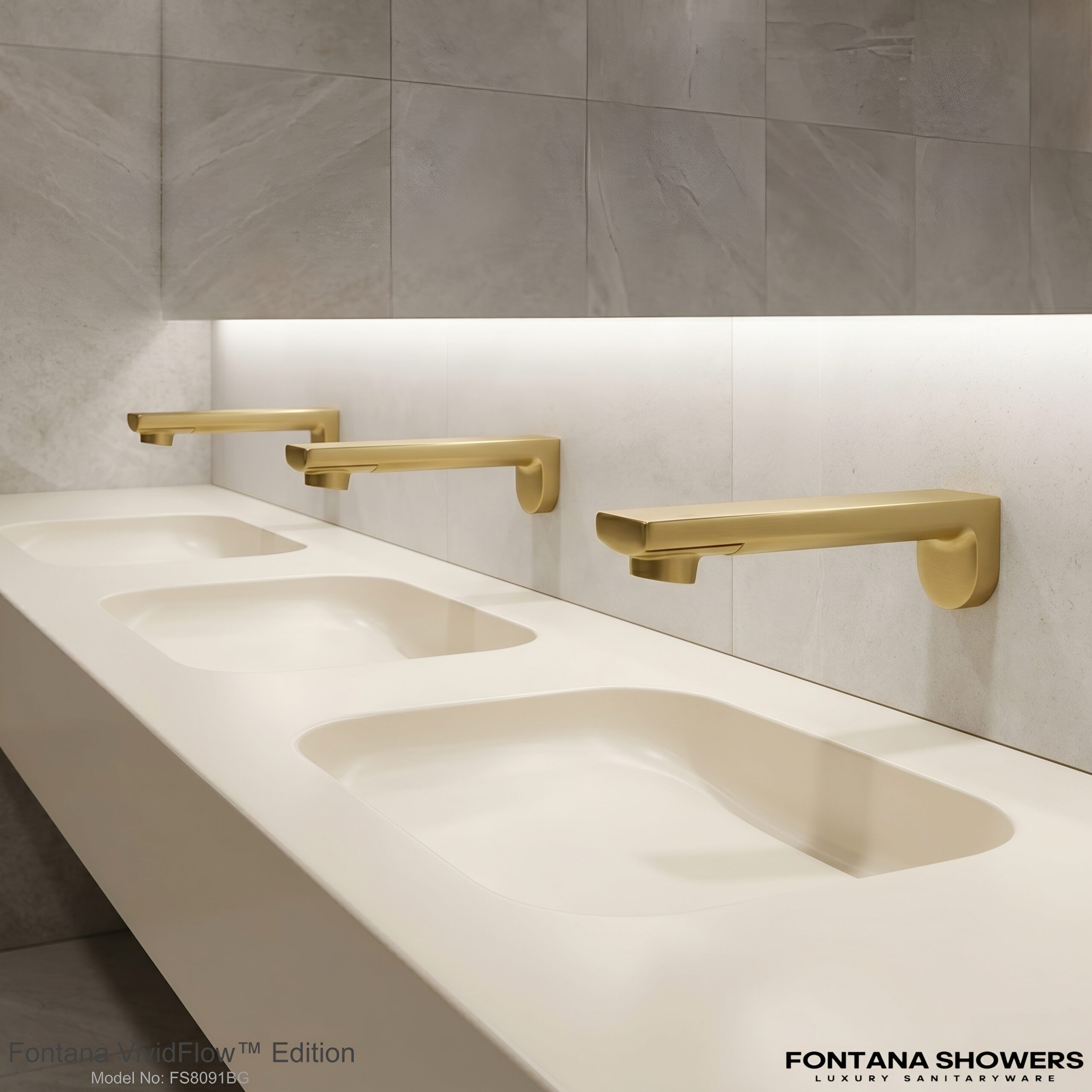 Fontana airport restroom touchless faucets image frame