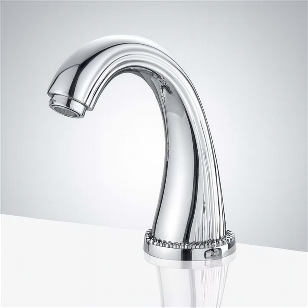 Fontana MotionPure FS10002CH chrome commercial touchless faucet for airport facilities
