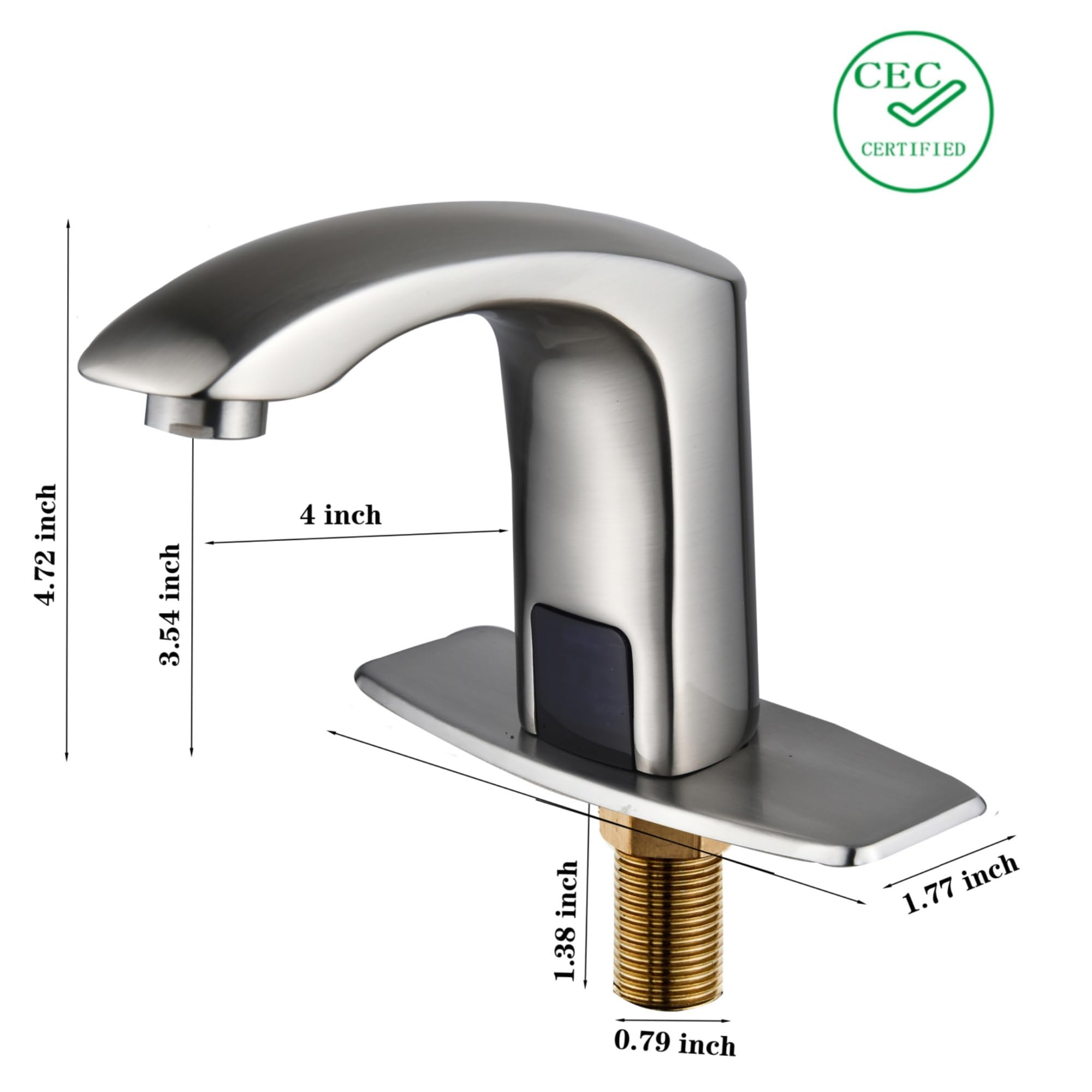 Infrared aviation faucet sensor emitter detection system assembly